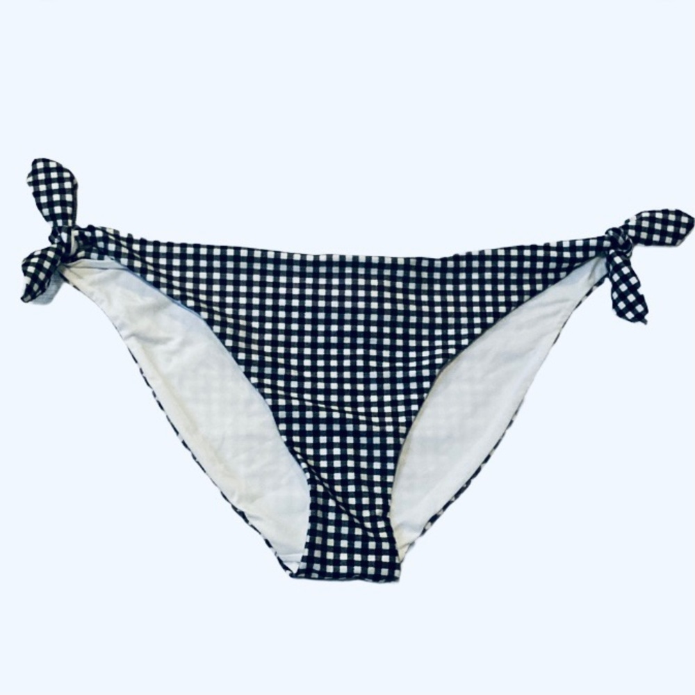 Bongo Black Gingham Bikini Swimsuit Bottom Juniors